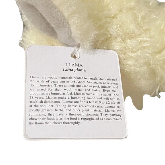 Aurora Realistic Plush Llama 12" - Picture 6 of 6